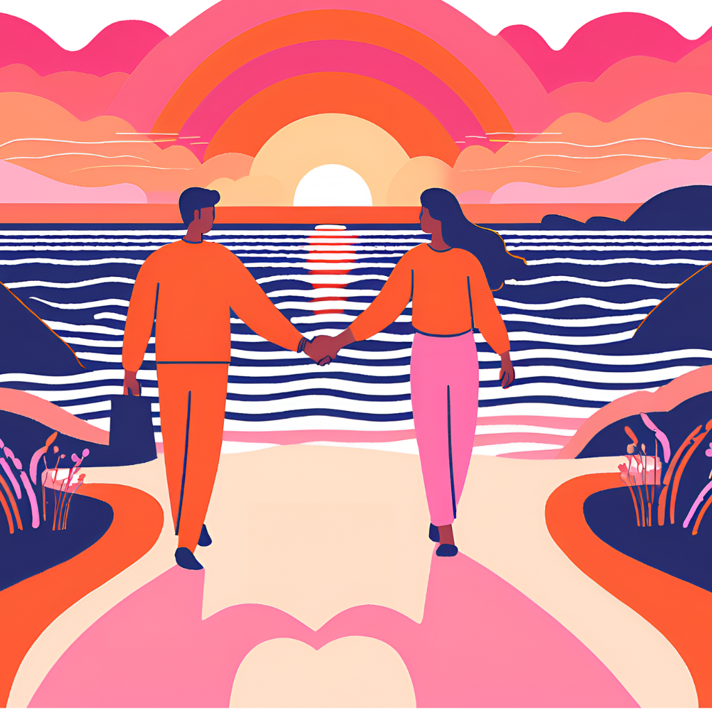 an image of love capability between both genders
